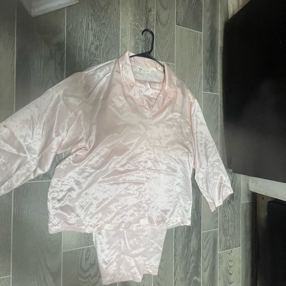 Dior Blush Satin Pajama Set - Picture 3 of 6